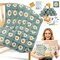 Crochet Kit for Beginners, Crochet Starter Kit for Blanket, Granny Squares Video Instructions, Easy to Learn Knitting for Beginner